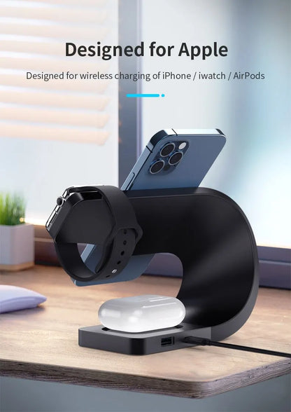 Four-in-one Phone and Watch Charging Stand