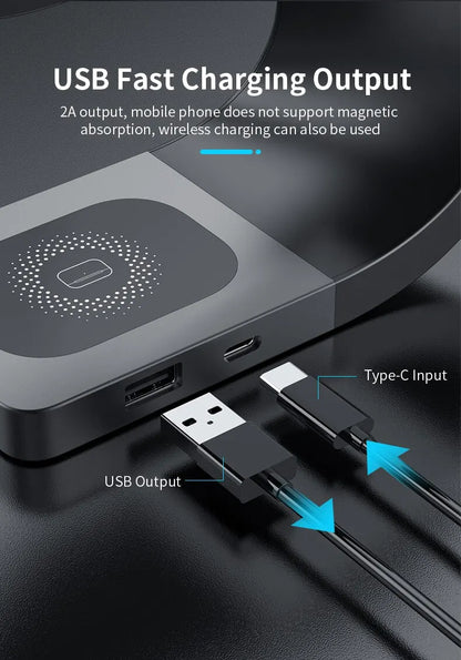 Four-in-one Phone and Watch Charging Stand