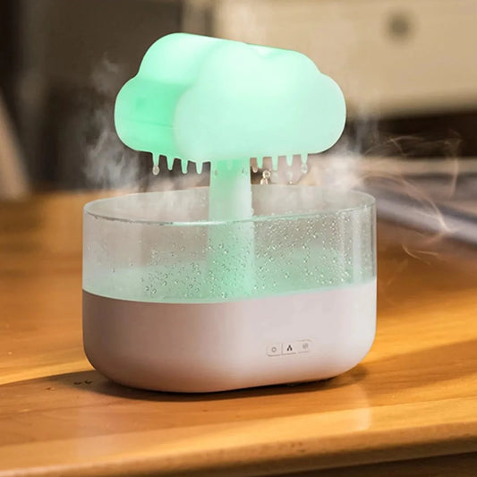 Rain Cloud Aroma Diffuser With Water Drops