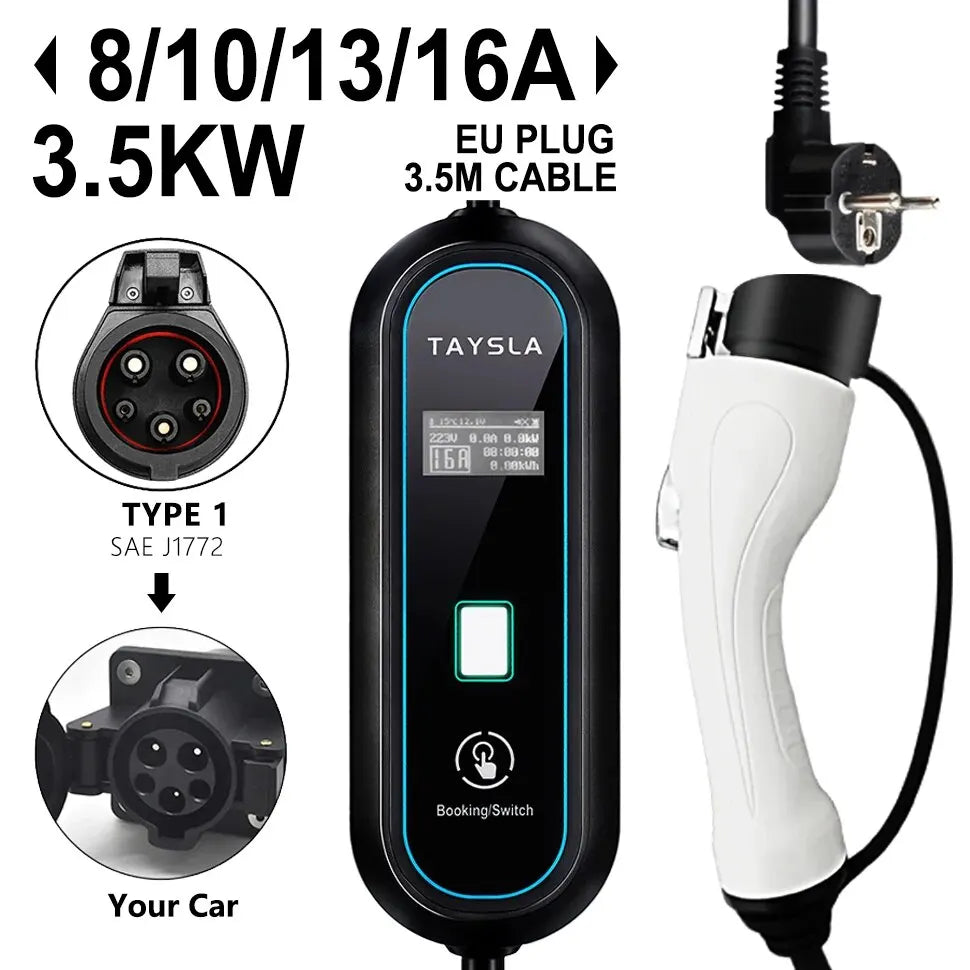 Electric Car Type 2 Charging Cable